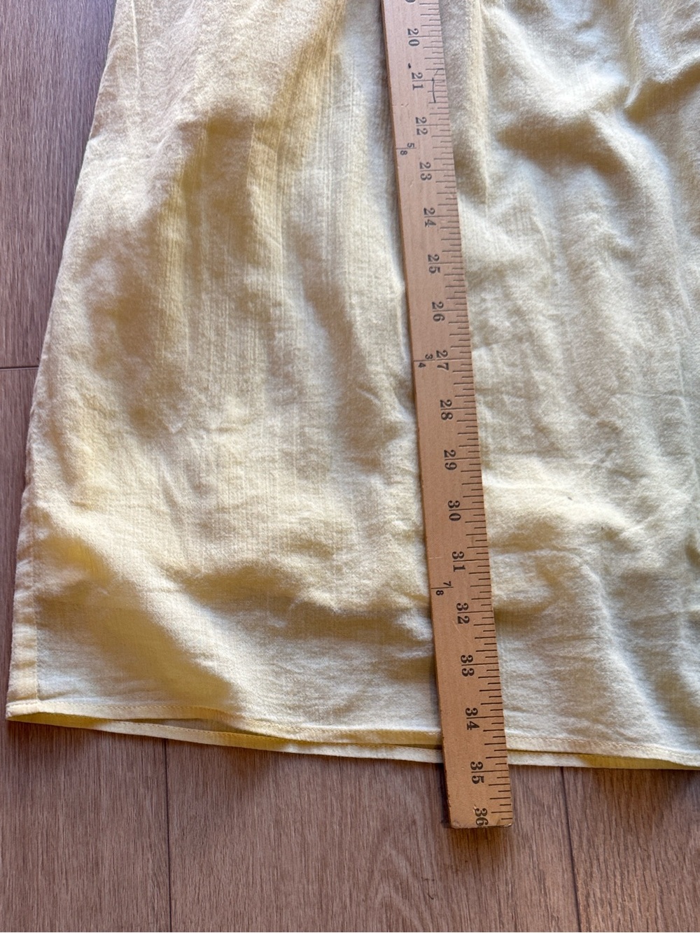 ModCloth Smocked Tie-Shoulder Midi Dress Yellow Size S - Picture 11 of 12